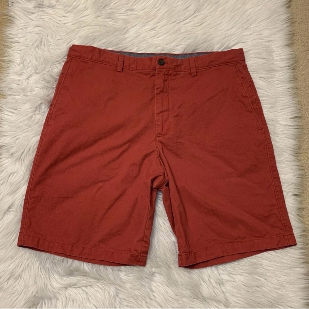 Banana Republic Factory Red Flat Front Chino Shorts- Sz 38